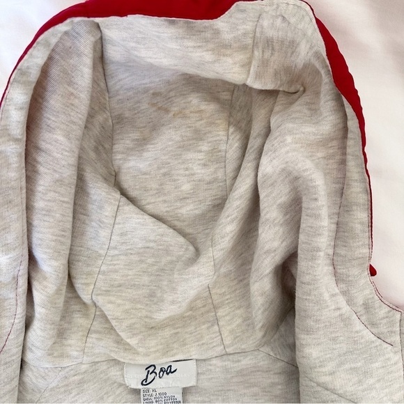 Vintage Ole Miss Red Nylon Jacket Size XL - Picture 7 of 9